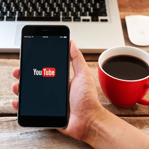 telefono fondo youtube